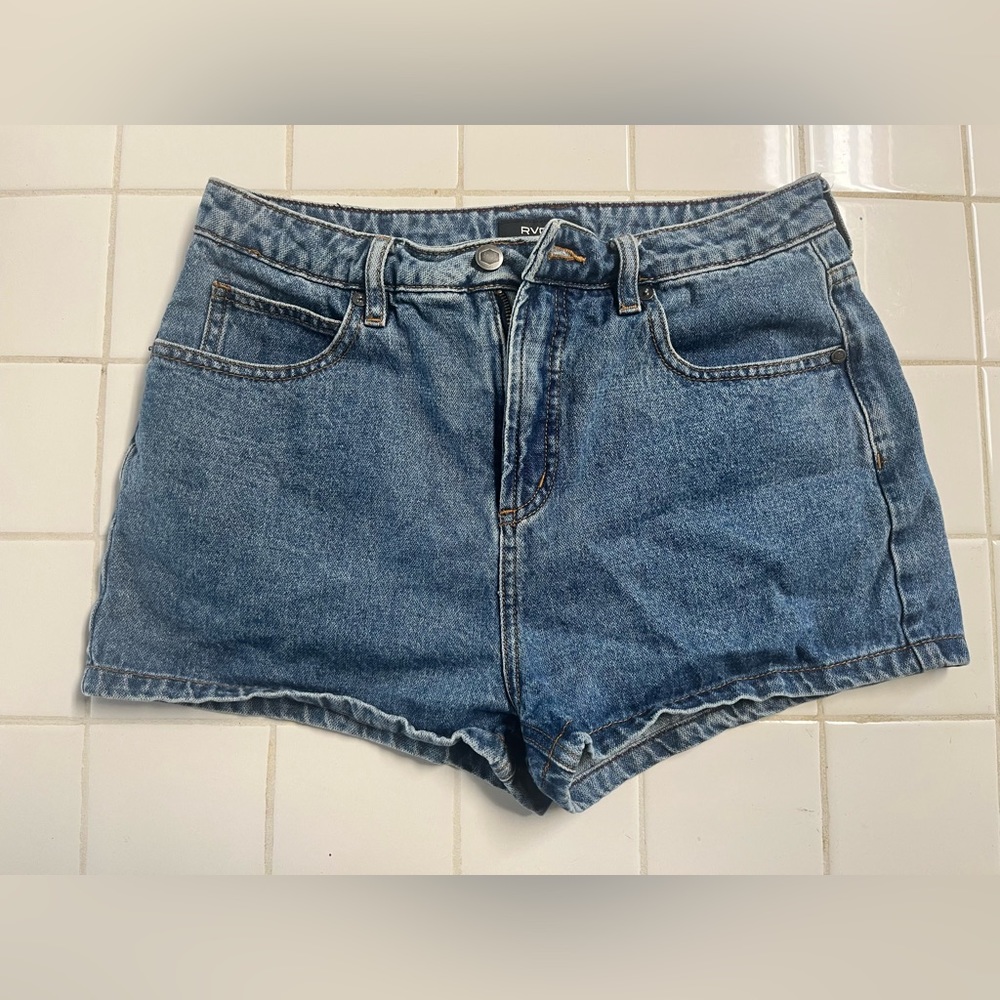 Azalea High Rise Denim Shorts